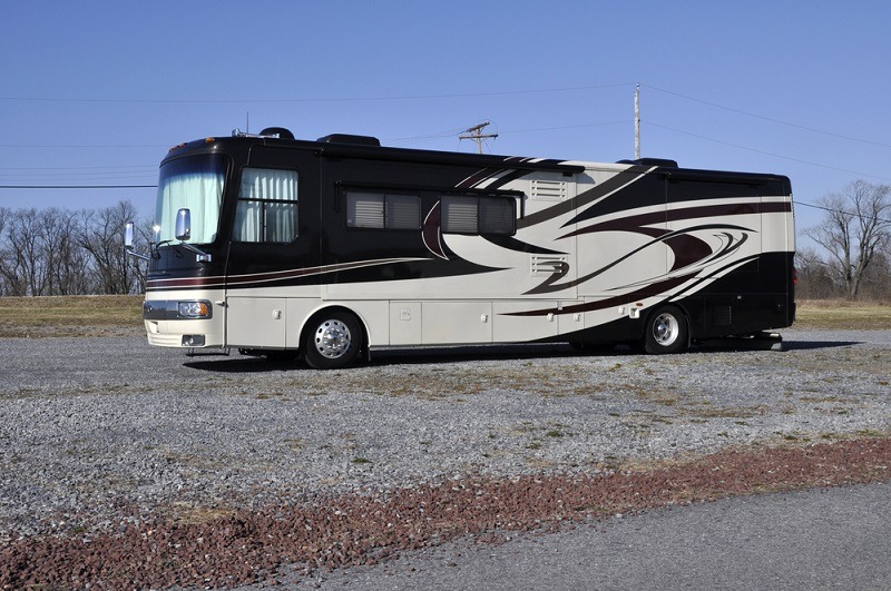 An example of a modern Class A RV motorhome.